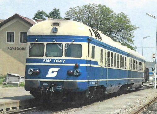 Jägerndorfer JC15202 ÖBB 2 teil. Dieseltriebwagen 5145/6645 Blauer Blit